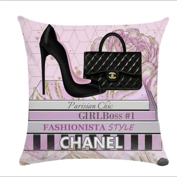 New Fashionista Girl Boss Throw Pillow Cover - Picture 2 of 2